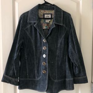 Live-a-little jean blazer
